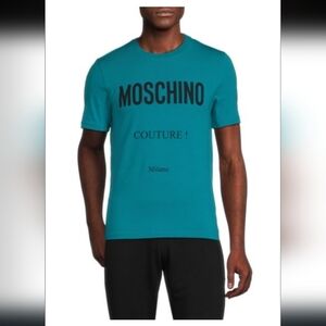 Moschino Teal Short Sleeve Tee US L